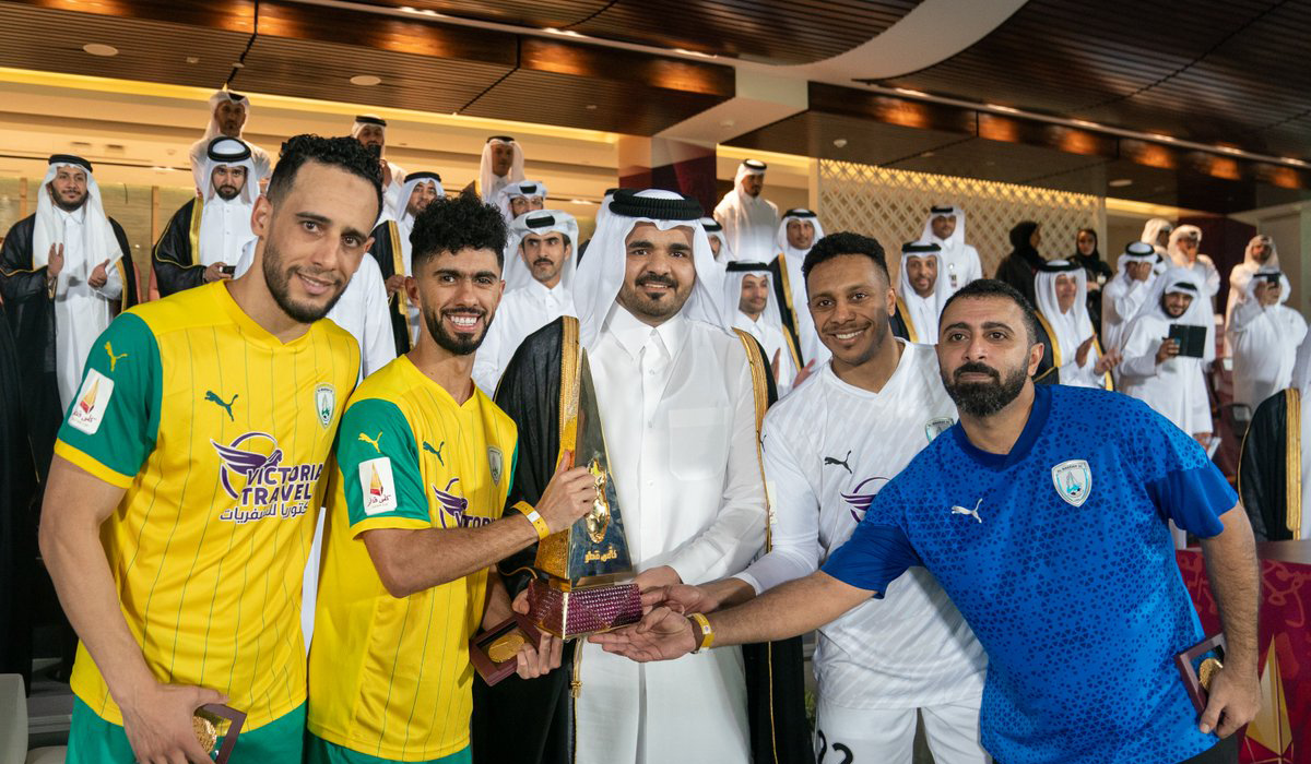 QOC President Crowns Al Wakrah as Champions of Qatar Cup